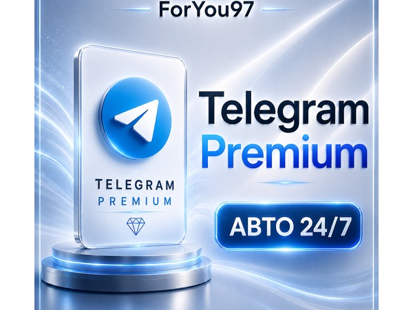 Подписка Telegram Premium на 3, 6 или 12 месяцев