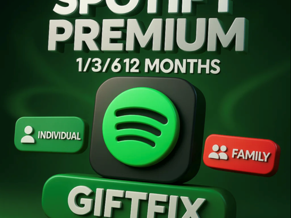Подписка Spotify Premium на 1, 3, 6 или 12 месяцев (Индия, Египет)
