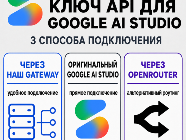 API-ключ Google AI Studio для Gemini 3.5 Flash и 3.1 Pro