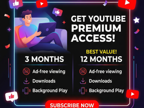 YouTube Premium + YouTube Music на 3 месяца (оплата PayPal)